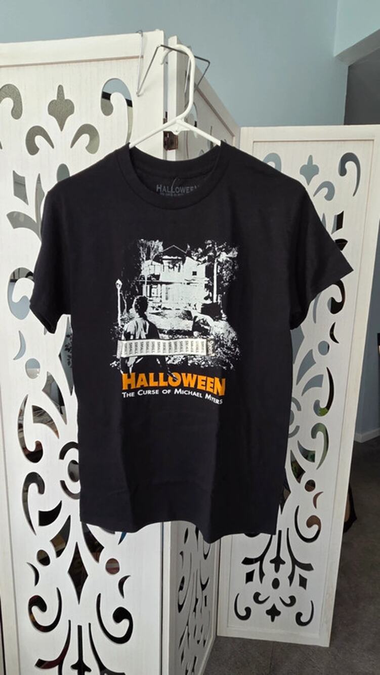 Halloween Curse of Michael Myers Graphic Tee Black Horror Shirt Small NWT
